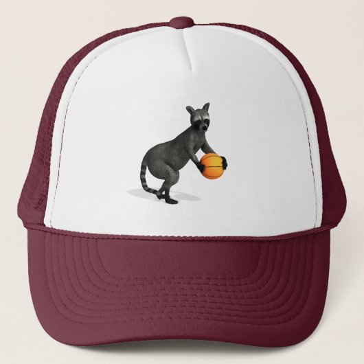 Casquette Basketballer Raccoon (Devant)