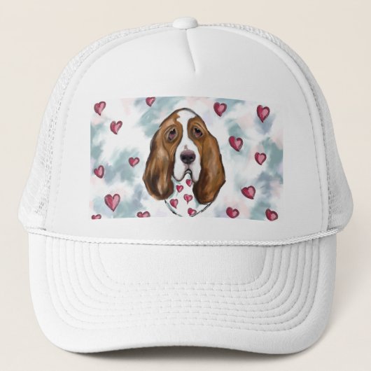 Casquette Basset Hound (Devant)