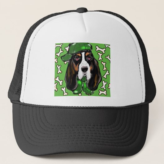 Casquette Basset Hound (Devant)