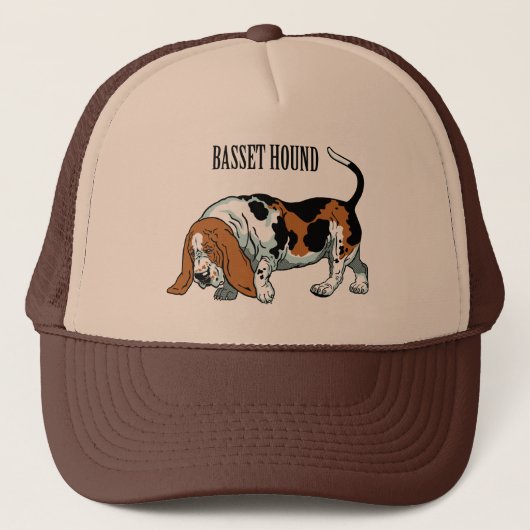 Casquette basset hound (Devant)