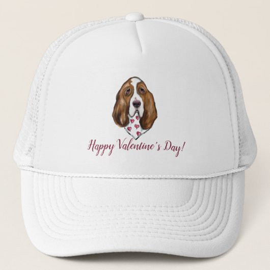 Casquette Basset Hound (Devant)