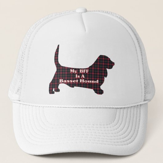 Casquette Basset Hound BFF (Devant)