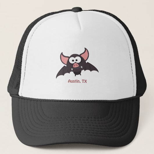 Casquette Bat - Austin, Texas (Devant)