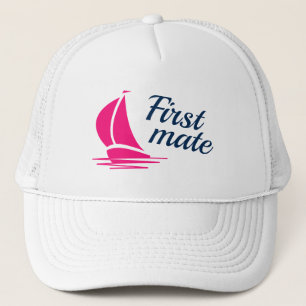 Casquette Bateau à voile pour femme rose première