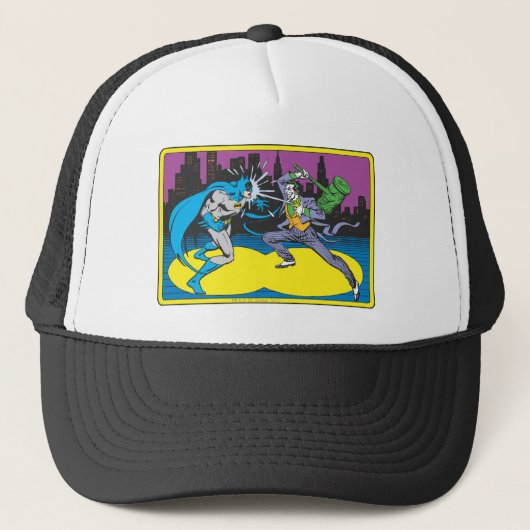 Casquette Batman Fights Joker (Devant)