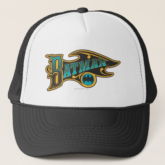 Casquette Batman | Logo Turquoise Vintage (Devant)
