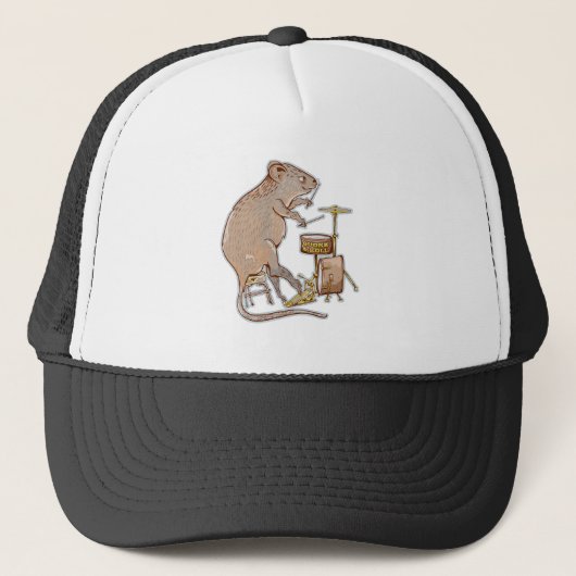 Casquette Batteur animal australien Quokka (Devant)