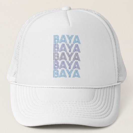 Casquette Bayas bleu (Devant)