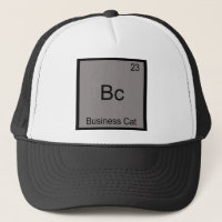 Bc - Chat d'affaires Symbole d'élément de chimie d