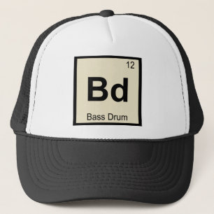 Casquette Bd - Musique de grosse caisse Chimie Tableau pério