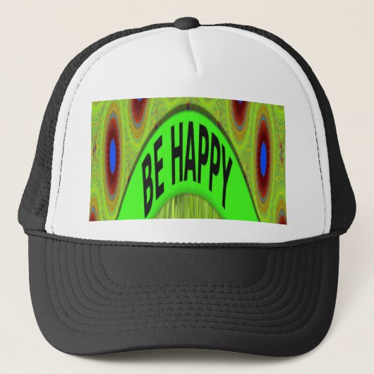 Casquette Be Happy Have a Nice Day (Devant)