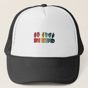 Casquette Be Kind ASL American Sign Language