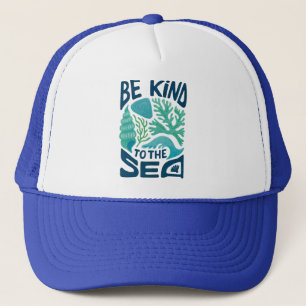 Casquette Be Kind to the Sea - Ocean Conservation Eco Design