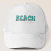 Casquette Beach Life Tropical (Devant)