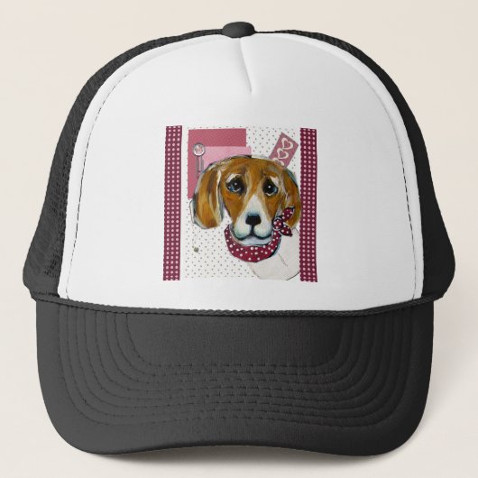 CASQUETTE BEAGLE VALENTINE (Devant)
