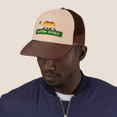 Casquette Bear Pride Drapeau Ours en Californie (En situation)