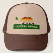 Casquette Bear Pride Drapeau Ours en Californie (Devant)