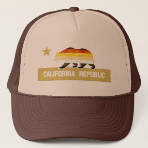 Casquette Bear Pride Drapeau Ours en Californie