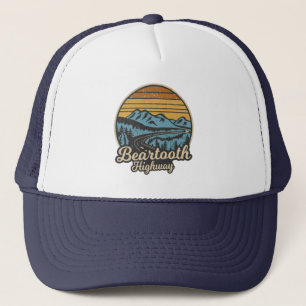 Casquette Beartooth Highway Montana Wyoming Retro