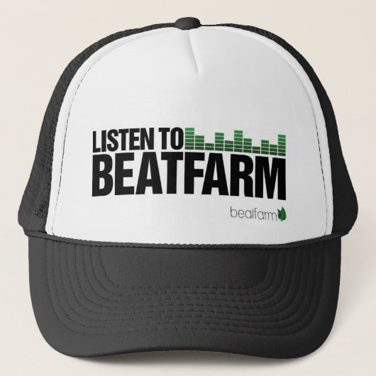Casquette Beatfarm écoutent (Devant)