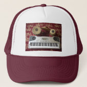 Casquette Beau Coin Créatif : Tapisserie musicale (Devant)