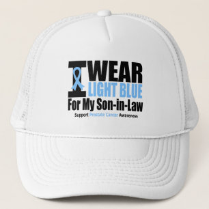 Casquette Beau-fils bleu-clair d'usage du cancer de la prost