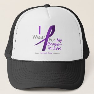 Casquette Beau-frère pourpre de ruban de Cancer pancréatique