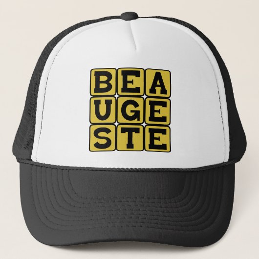 Casquette Beau Geste, Noble Geste Phrase Latine (Devant)