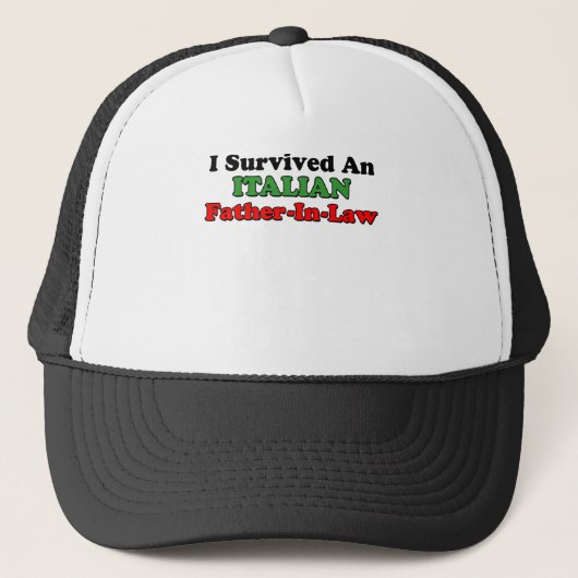 Casquette Beau-père italien survécu (Devant)