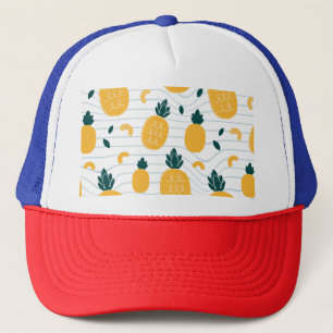 Casquette Beauté ananas : Motif tiré à la main