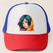 Casquette Beauté Animée Vibrante (Devant)