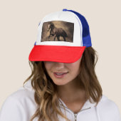 Casquette Beautiful horse throw pillow (En situation)