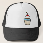 Casquette Bébé Cupcake bleu (Devant)