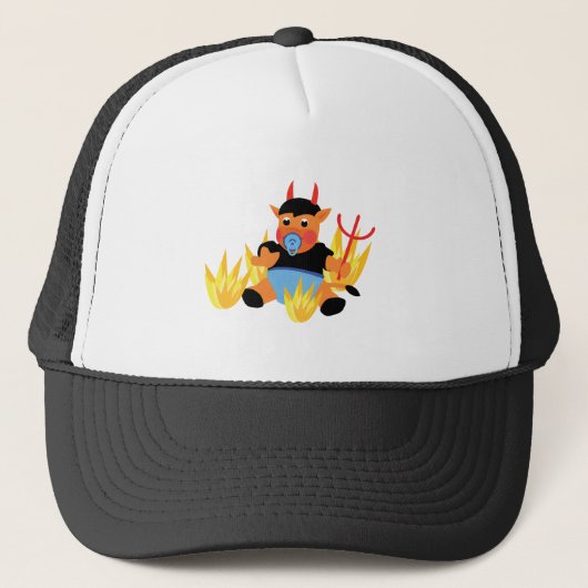 Casquette bébé diable (Devant)