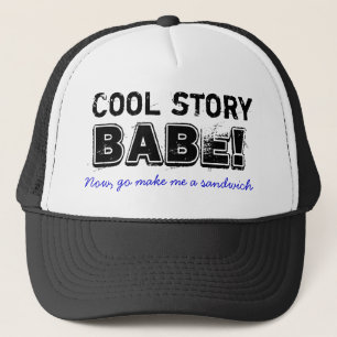Casquette Bébé frais d'histoire, sandwich