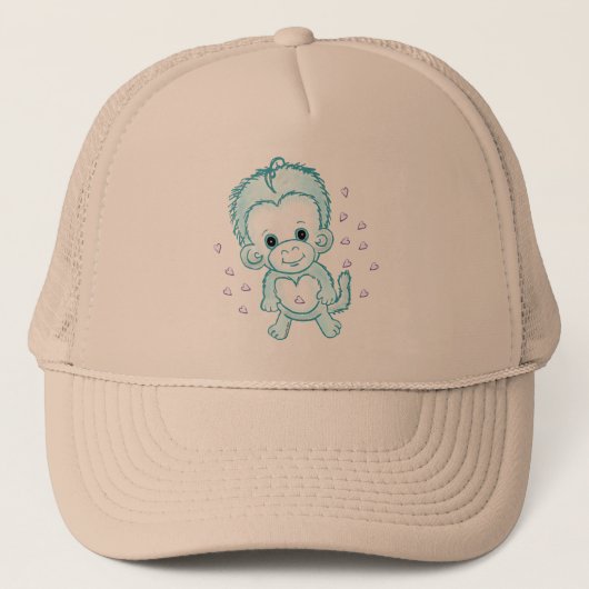 Casquette Bébé Garçon singe (Devant)