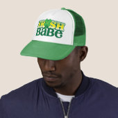 Casquette BÉBÉ IRLANDAIS ! mignon avec un shamrock (En situation)