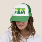 Casquette BÉBÉ IRLANDAIS ! mignon avec un shamrock (En situation)