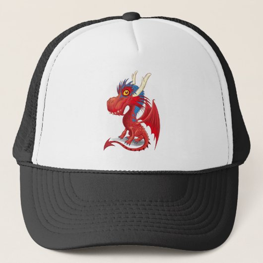 Casquette Bébé mignon Dragon (Devant)