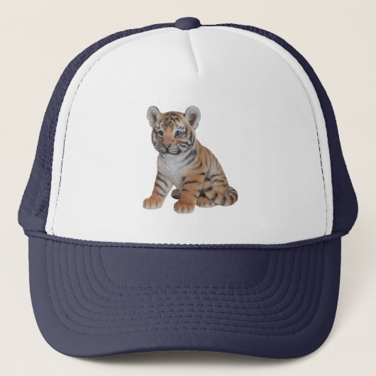 Casquette Bébé mignon Tiger Cub (Devant)
