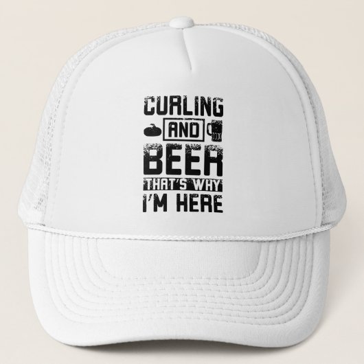 Casquette Beer de Curling (Devant)