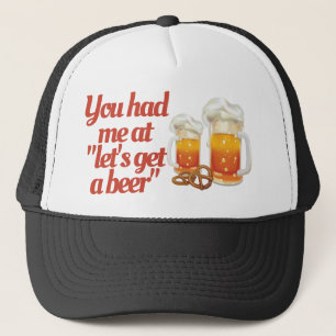 Casquette Beer Lover "tu m'as eu à la bière" Boisson