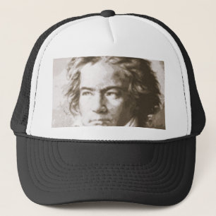 Casquette Beethoven En Chapeau De Camion Sepia