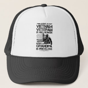 Casquette Being A  Vietnam Veteran Is A Honor Gift Grandpa