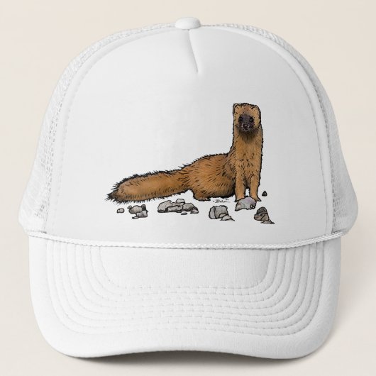 Casquette Belette mignonne du feu (Devant)