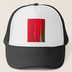 Casquette Belle texture rouge Couleur Art Abstrait