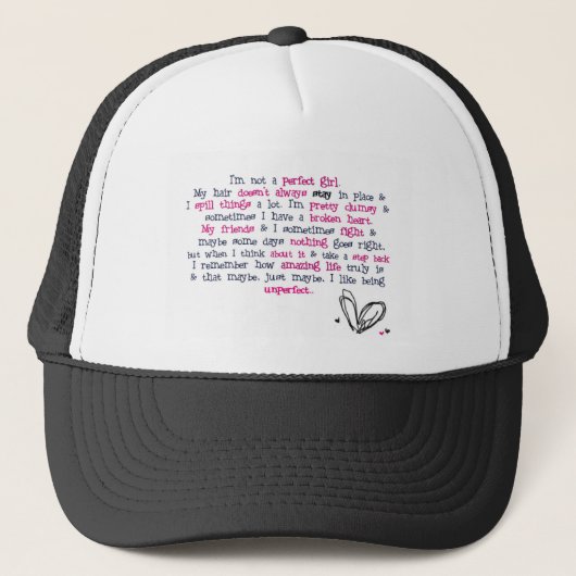 Casquette Belles citations (Devant)