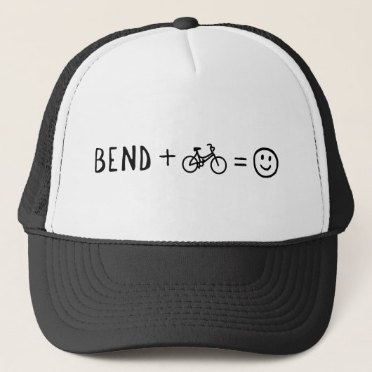 Casquette Bend Oregon Plus Bikes Vous Rend Heureux (Devant)