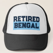 Casquette Bengale Navy Retraité et Bleu Bébé (Devant)