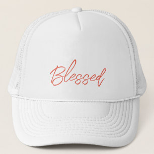 Casquette Bénie Foi Unisex Orange Grateful Grace Merci